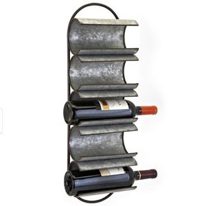 Maggie Metal Vintage Hanging Wine Rack, Set of 3